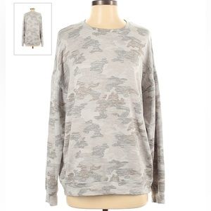 Athleta camo crew neck sweatshirt, never worn